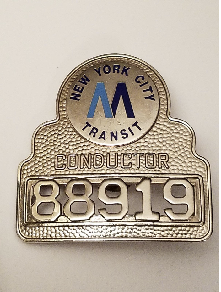 NYC Transit Conductor Badge